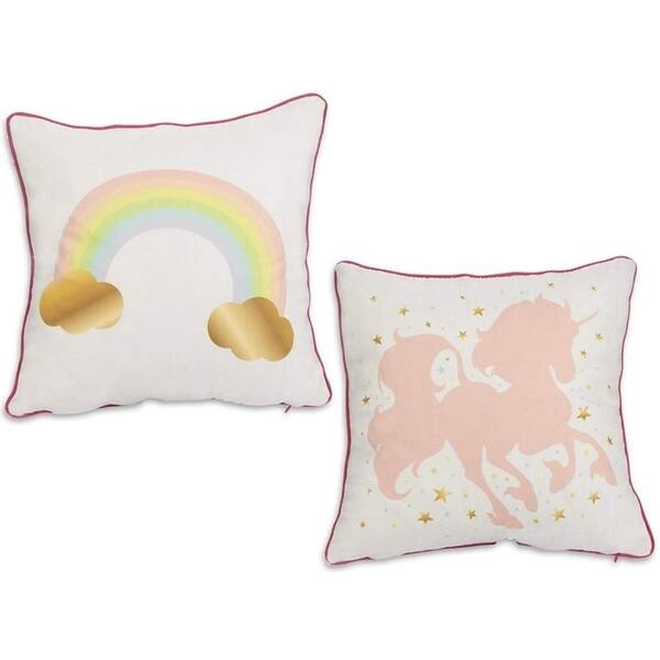 Shop 2 Pack Rainbow Sequin Decorative Couch Pillow Cases Cushion
