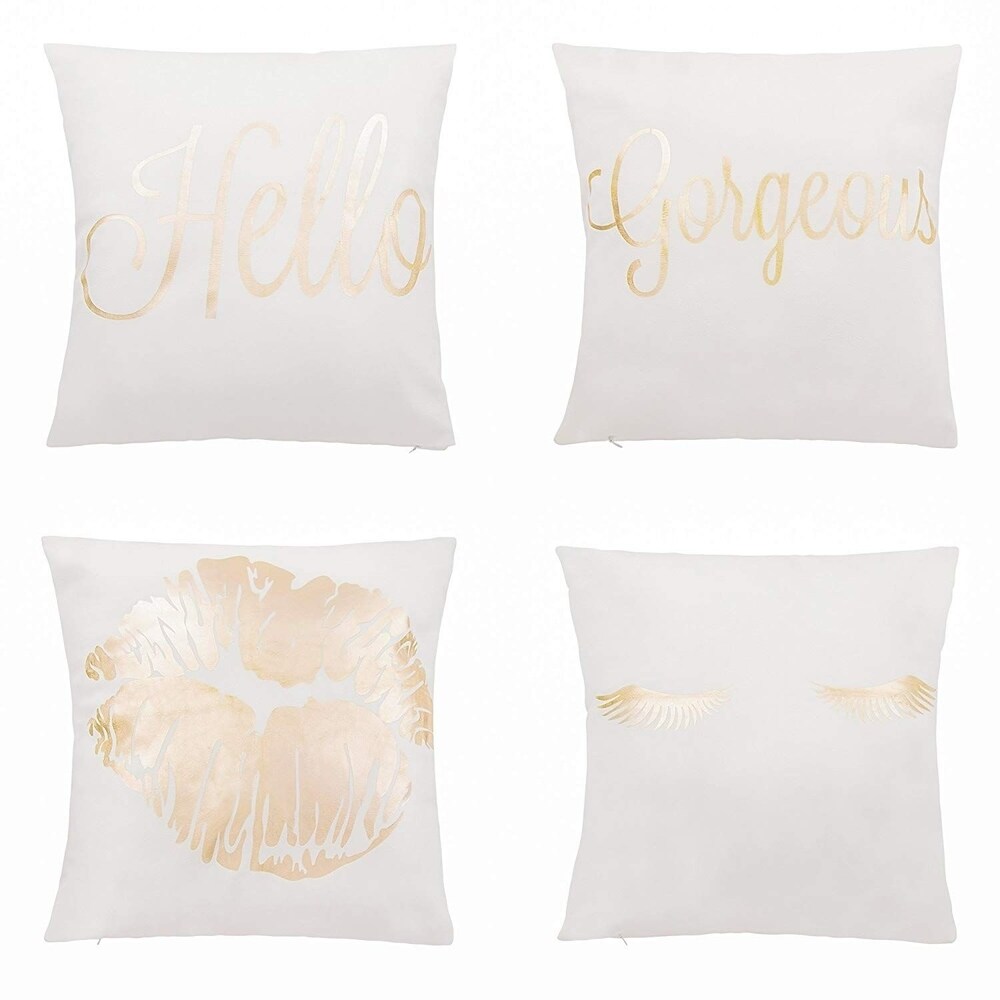 Throw Pillow Cover Cases for DIY Design Juvale Travel Blanket Pillow 2 in 1