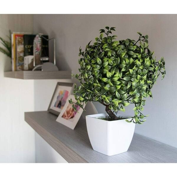 Shop Artificial Bonsai Tree With Ceramic Pot Fake Plant Decoration For Decor Display Overstock 29090863