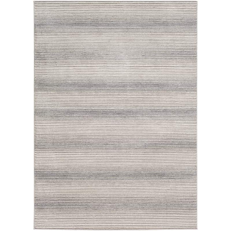 Edmond Boho Industrial Striped Area Rug