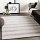 preview thumbnail 1 of 7, Edmond Boho Industrial Striped Area Rug Grey - 2' x 3'
