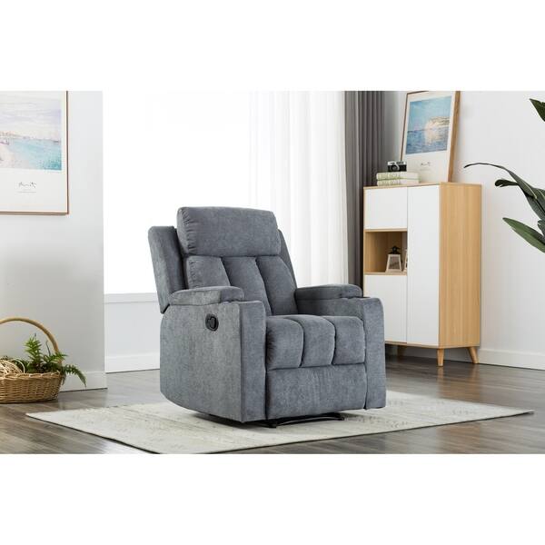 Shop Ottomanson Cozy Comfortable Cushioned Recliner With Cup
