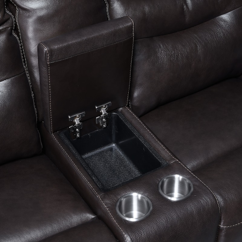 Steve Silver Ferndale 3-Piece Power Reclining Top Grain Leather Set