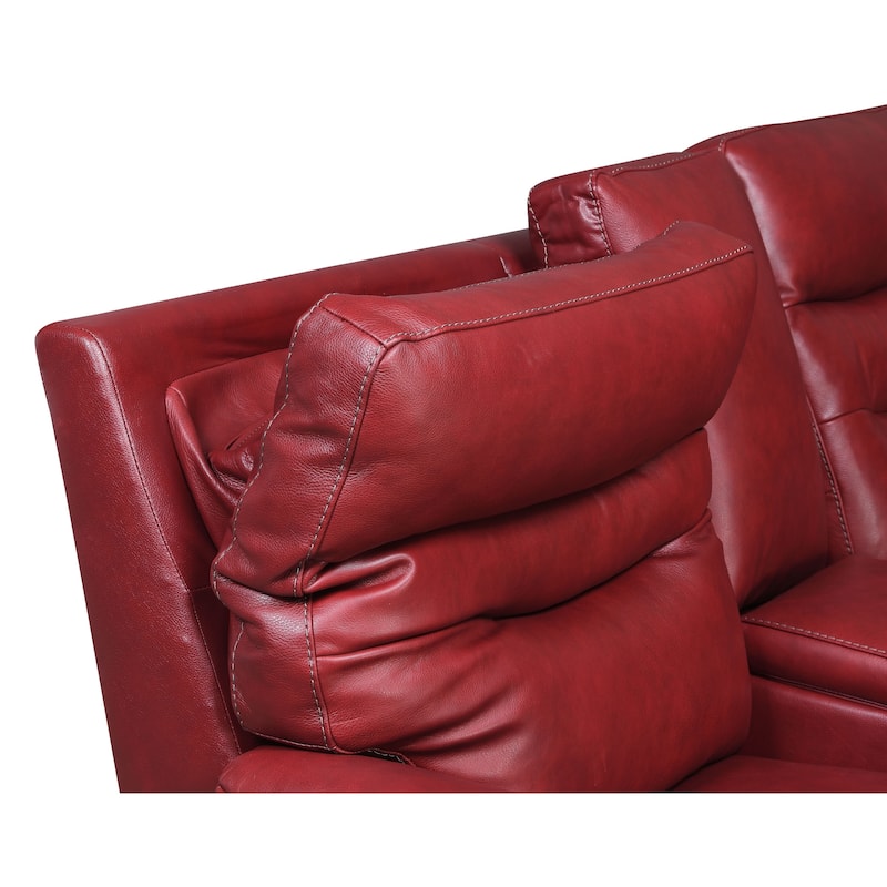 Steve Silver Ferndale 3-Piece Power Reclining Top Grain Leather Set