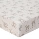 preview thumbnail 1 of 2, Forest Friends Fitted Sheet (Deer Print) - N/A