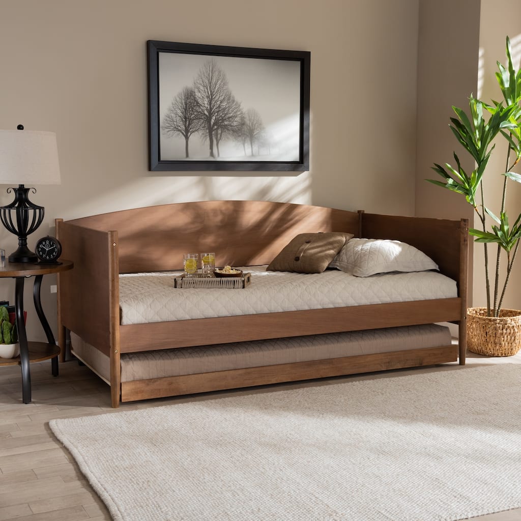 Carson Carrington Daikanvik Mid-century Modern Daybed with Trundle