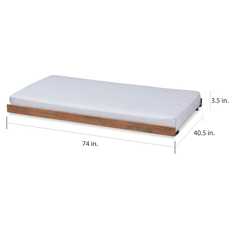 Carson Carrington Daikanvik Modern and Contemporary Trundle Bed