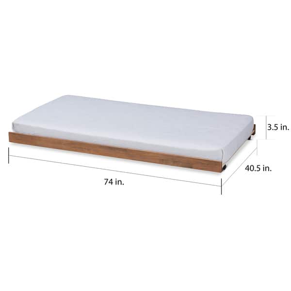 Carson Carrington Daikanvik Modern and Contemporary Trundle Bed