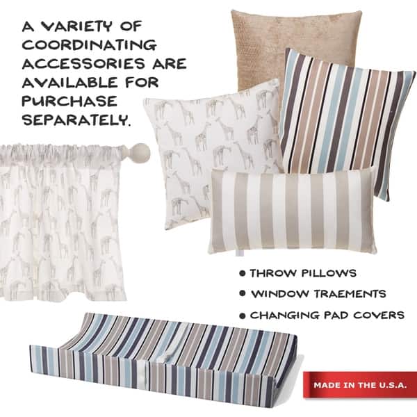 slide 2 of 7, Ollie & Jack 3Pc Set (Includes quilt, sheet, crib skirt) - 9'6" x 13'6" - 9'6" x 13'6" Machine Wash - 3 Piece - Neutral