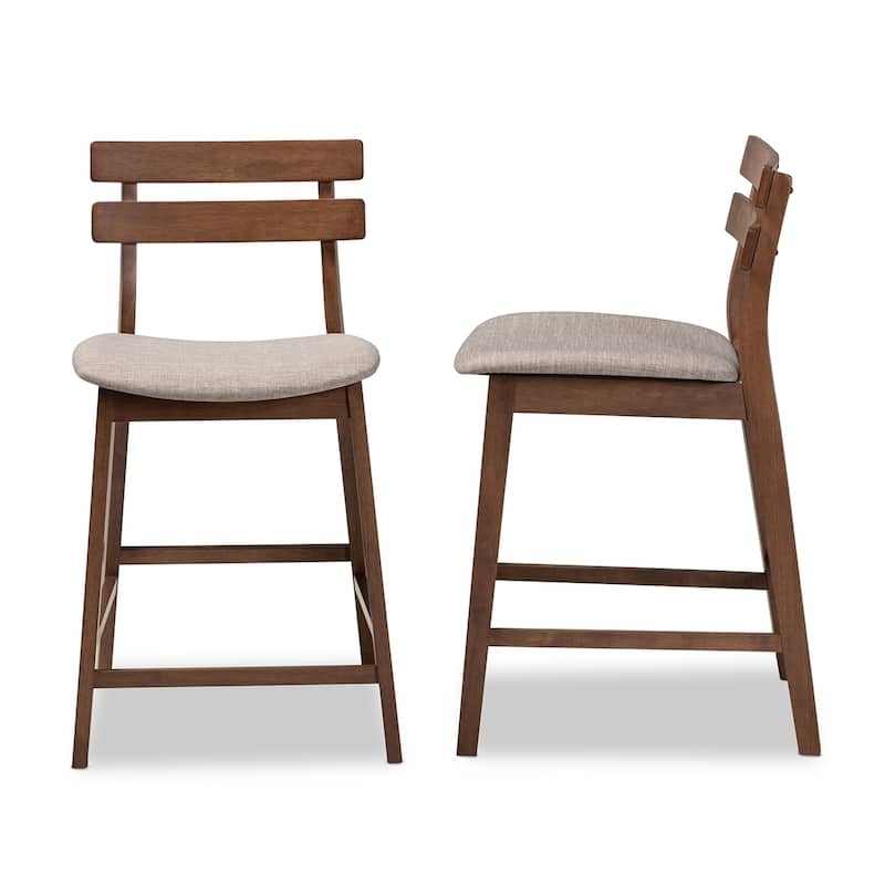 Carson Carrington Bankeryd Upholstered 2-piece Counter Stool Set