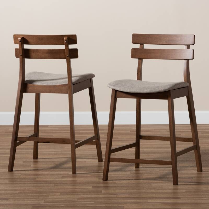 Carson Carrington Bankeryd Upholstered 2-piece Counter Stool Set