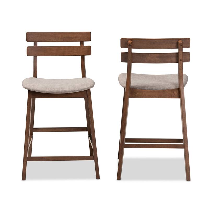 Carson Carrington Bankeryd Upholstered 2-piece Counter Stool Set