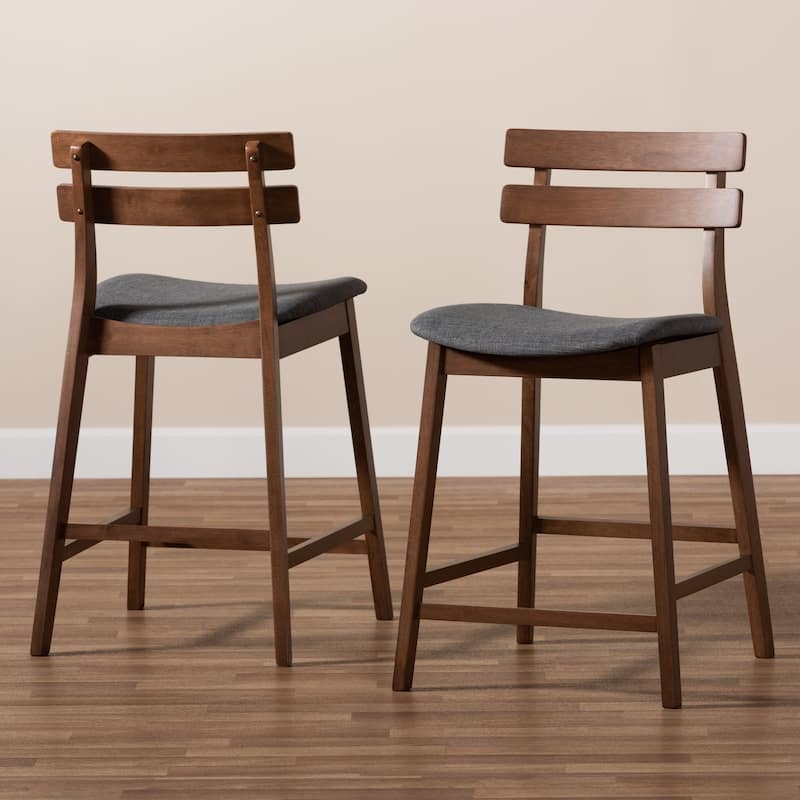 Carson Carrington Bankeryd Upholstered 2-piece Counter Stool Set