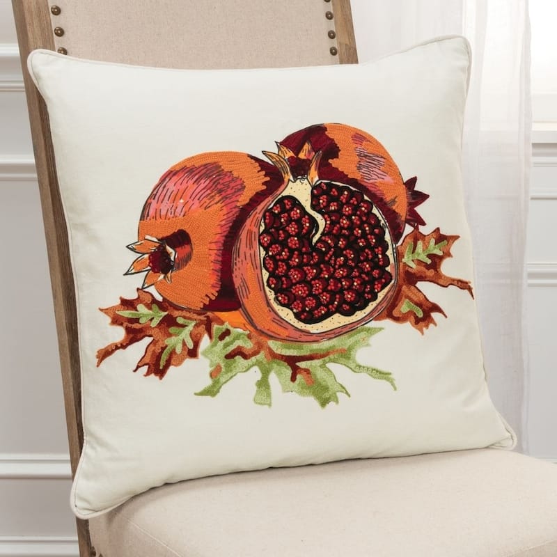 Orange Pomegranates Pillow