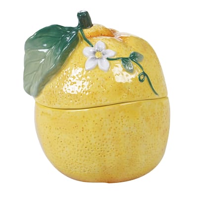 Certified International Citron 3-D Lemon Covered Bowl