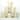 Certified International Mosaic Gold Plated Mugs, Set of 6