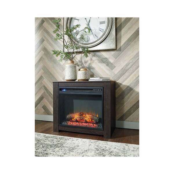 Shop Harlinton Contemporary Fireplace Mantel W Frpl Insert Two