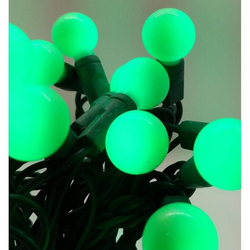 Green Glow LED Set of 35 Lights Light String