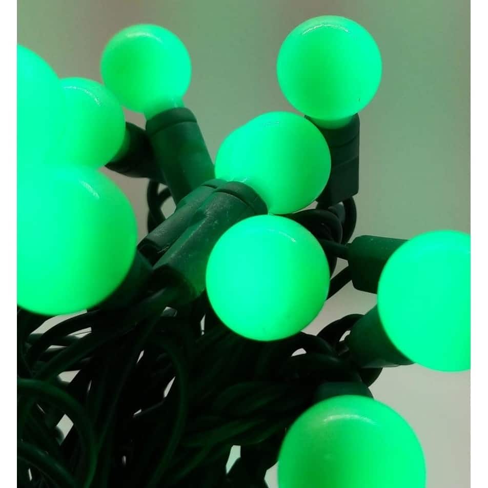 Green Glow LED Set of 35 Lights Light String