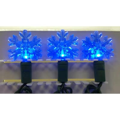 Snowflake Blue LED Light String