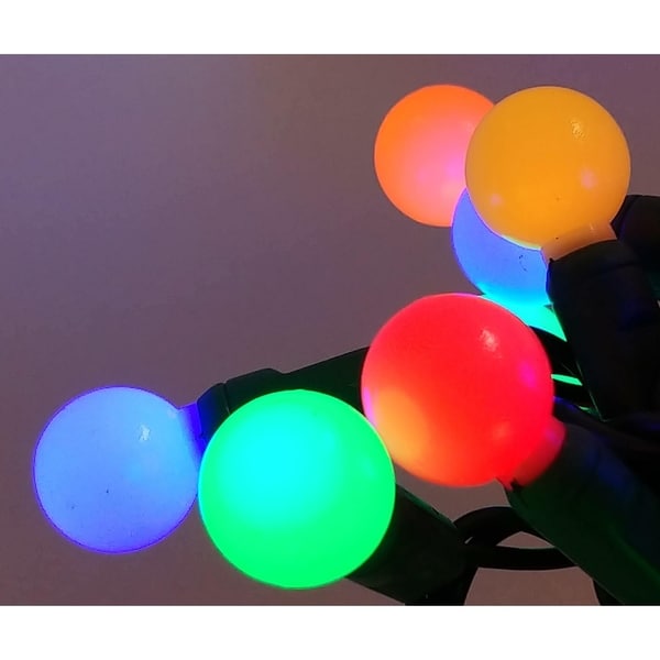 Multi Glow Red Blue Yellow Orange Green LED Set of 35 Lights