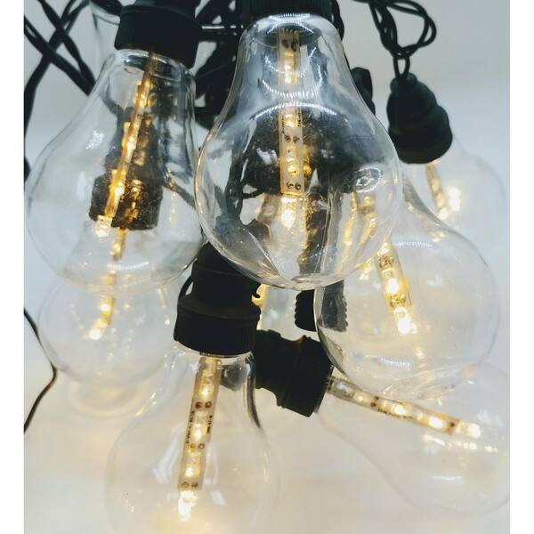 slide 1 of 2, Cascade Warm White LED Light String