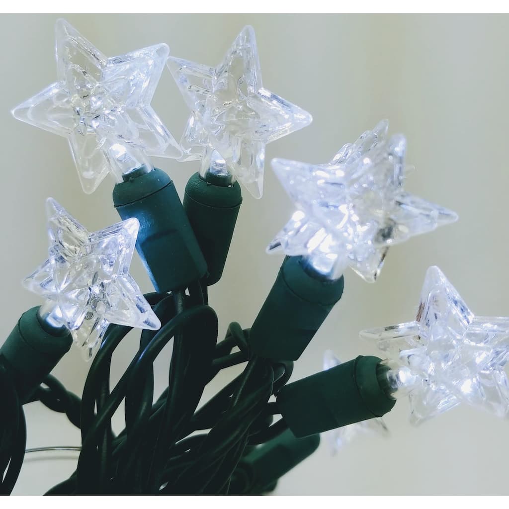 Star Pure White LED Light String