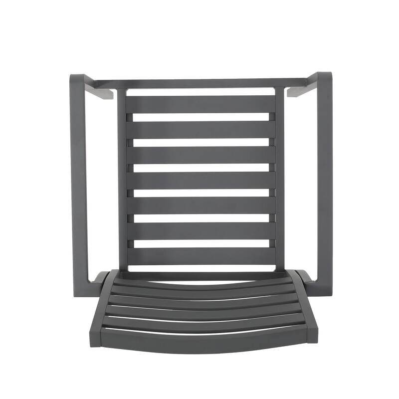 Cape Coral Aluminum Modern Outdoor Dining Chair (Set of 2) by Christopher Knight Home