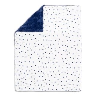 Peanutshell Navy Stars Blanket