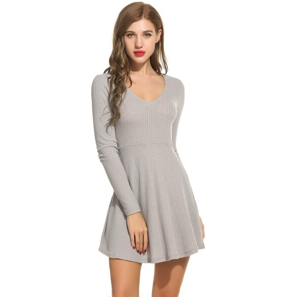 sweater skater dress