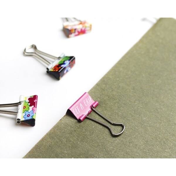 Colored Binder Clips 40 Pack Paper Clamps Binder Clips Bulk For Office Work Overstock