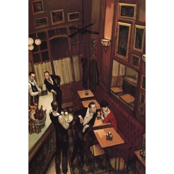 CANVAS The Bistro By Juarez Machado Art Painting Reproduction