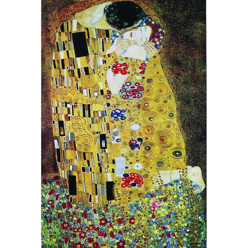 CANVAS The Kiss by Gustav Klimt Art Art Painting Reproduction
