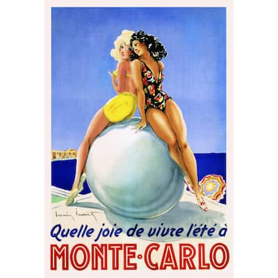 CANVAS Monte-Carlo Travel Vintage Advertisement