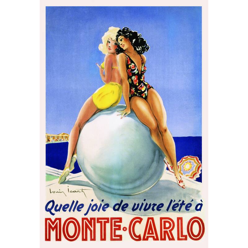 CANVAS Monte-Carlo Travel Vintage Advertisement