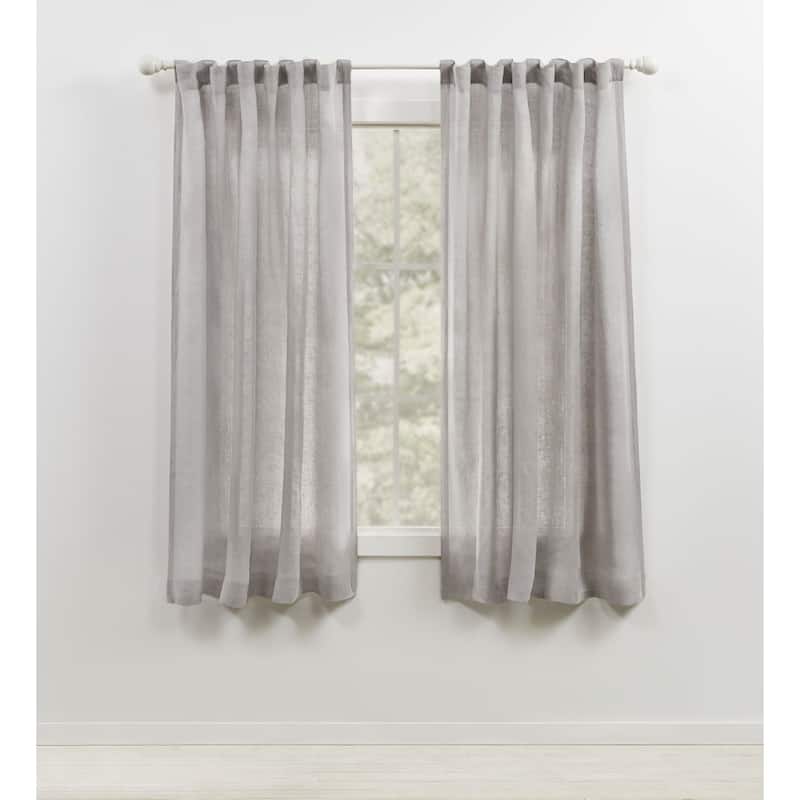 Lauren Ralph Lauren Engel Sheer Back Tab/Rod Pocket Curtain Panel
