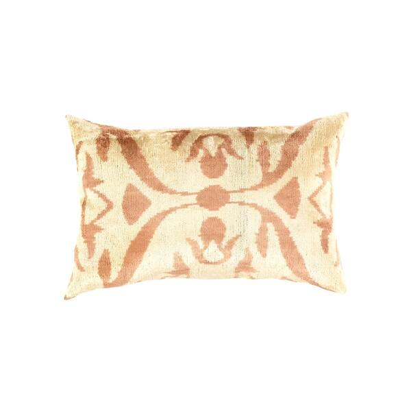 Shop Ti 29 Turkish Brown Silk Ikat Pillow Free Shipping Today