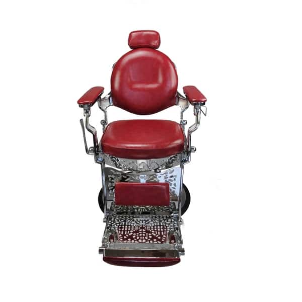 Jefferson Vintage Barber Chair Reclining Heavy Duty All Purpose Styling Chair N A Overstock 29106769