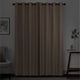 preview thumbnail 7 of 28, Eclipse Kira Herringbone Absolute Zero Blackout Window Panel