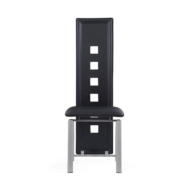 Shop Global Furniture Usa Cut Out Black Dining Chair Free