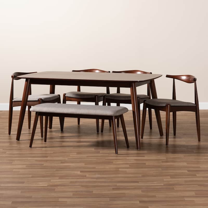 Carson Carrington Jula Modern Upholstered 6-piece Dining Set
