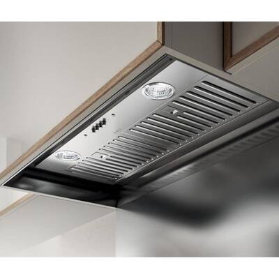 Palermo 28.25-inch Stainless Steel 3-speed Blower Range Hood Insert