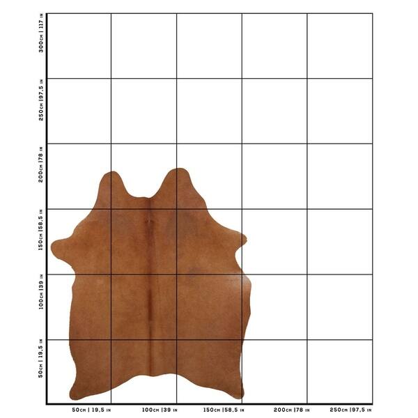 Cowhide Area Rugs NATURAL HAIR ON COWHIDE BROWN 1 - 2 M GRADE B size ...