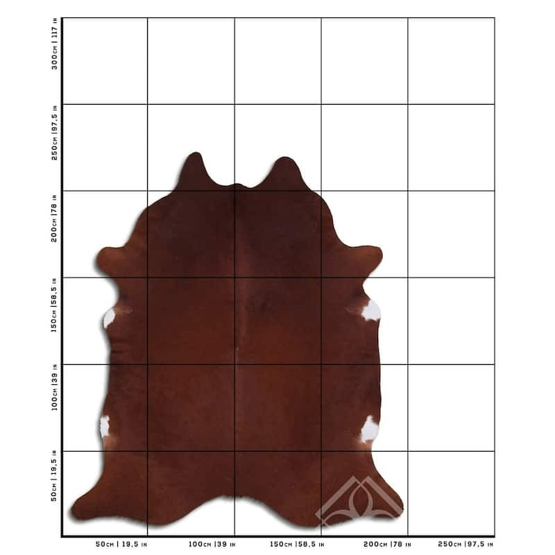 Cowhide Area Rugs NATURAL HAIR ON COWHIDE BROWN 3 - 5 M GRADE A size ...