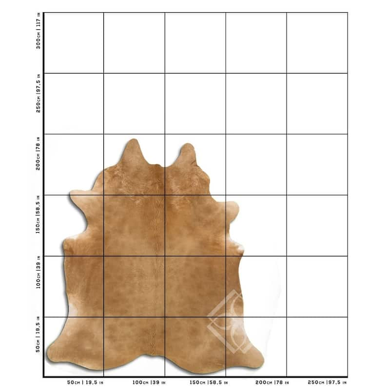 Cowhide Area Rugs NATURAL HAIR ON COWHIDE CARAMEL 2 - 3 M GRADE A size ...