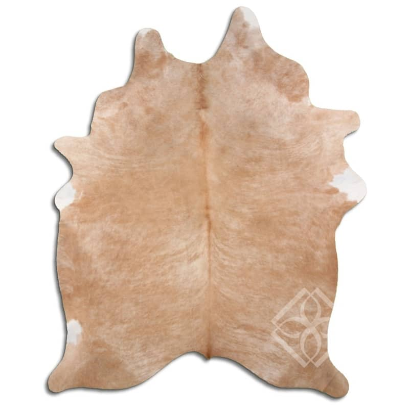 Cowhide Area Rugs Natural Hair On Cowhide Beige Brindle 2 - 3 M Grade A 