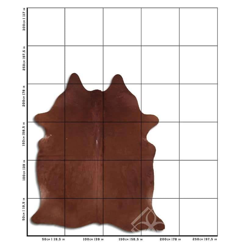 Cowhide Area Rugs NATURAL HAIR ON COWHIDE BROWN 3 - 5 M GRADE A size ...