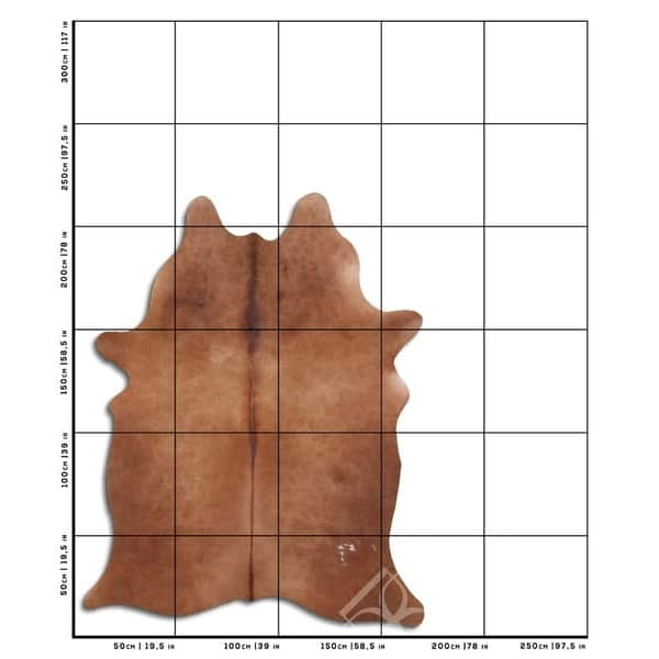 Cowhide Area Rugs NATURAL HAIR ON COWHIDE BROWN 3 - 5 M GRADE A size ...