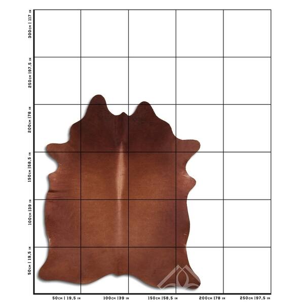 Cowhide Area Rugs NATURAL HAIR ON COWHIDE BROWN 3 - 5 M GRADE A size ...