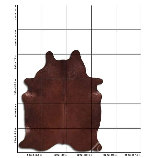 Cowhide Area Rugs NATURAL HAIR ON COWHIDE BROWN 3 - 5 M GRADE B size ...